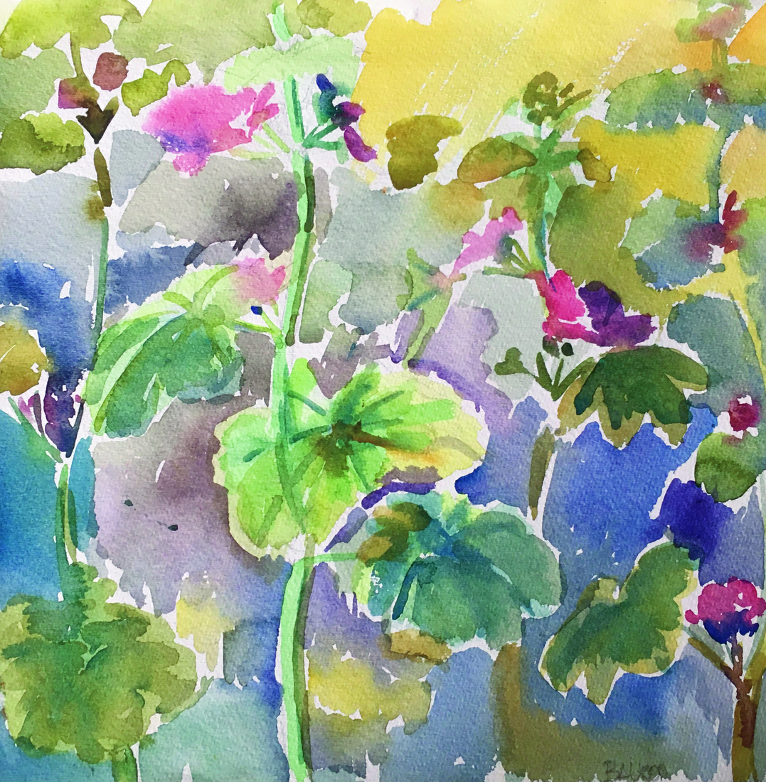 Bloemen op het balkon 2