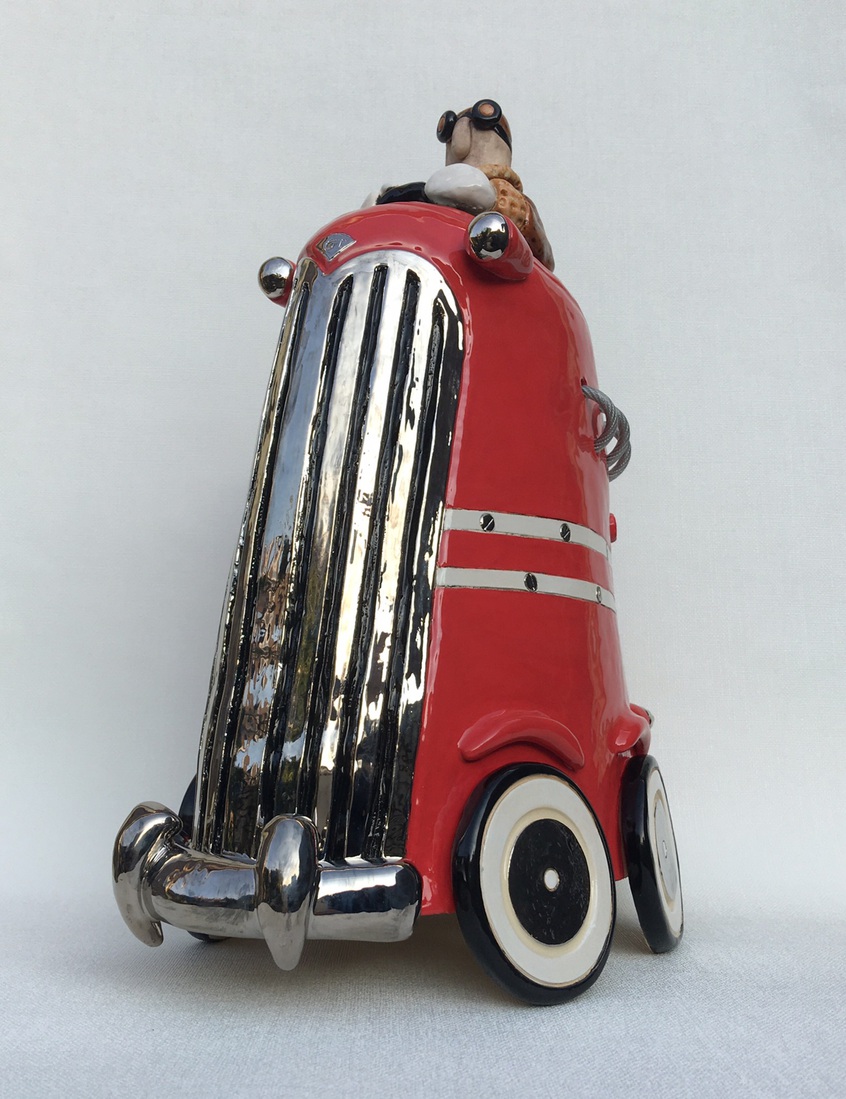 Brandweerrode bolide 