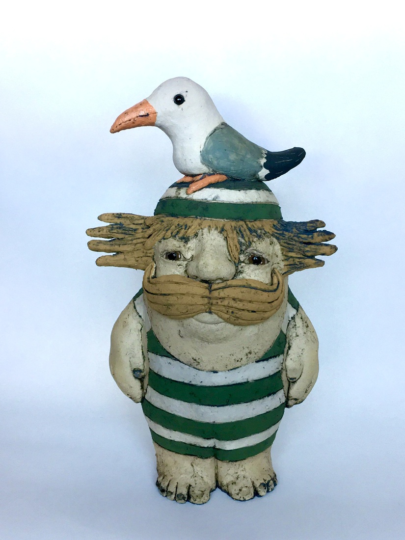 Moustache and seegull