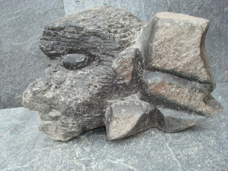 Old man and his boat.