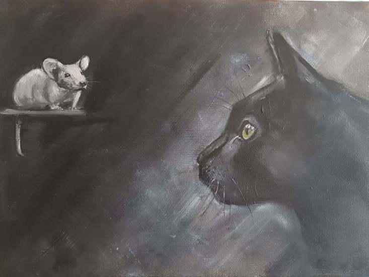 The game of cat and mouse