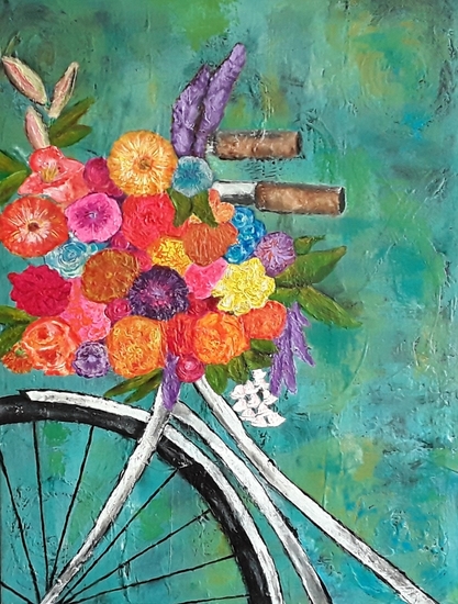 Bloemenfiets