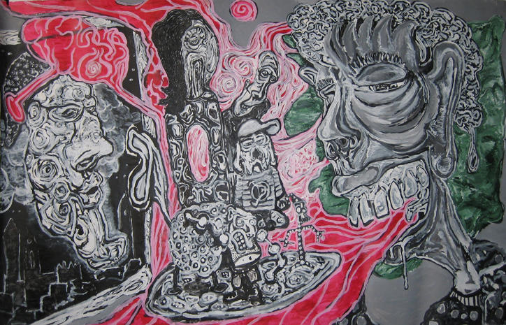 Pizza ongenodigde gasten