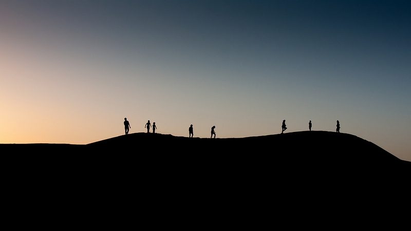 Zonsondergang 1 (woestijn)