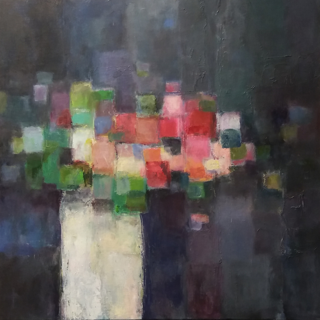 Vaas bloemen, takketé 1