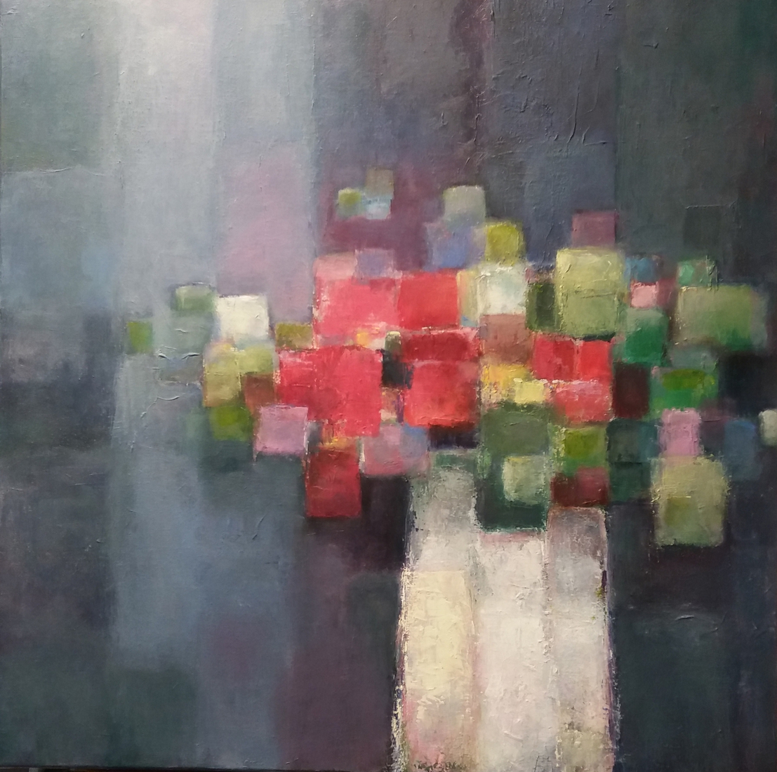 Vaas bloemen, takketé 2