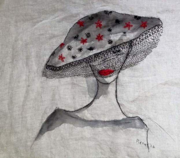 the lady with the voile