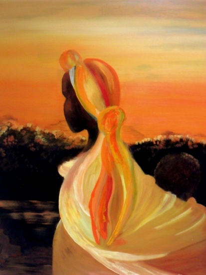 Afrika vrouw en kind