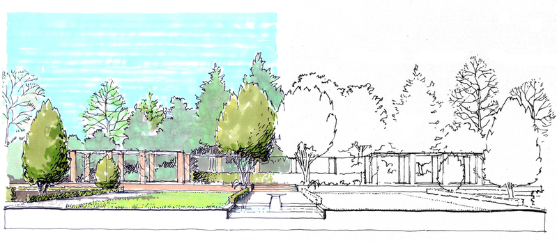 Centraalperspectief in doorsnede