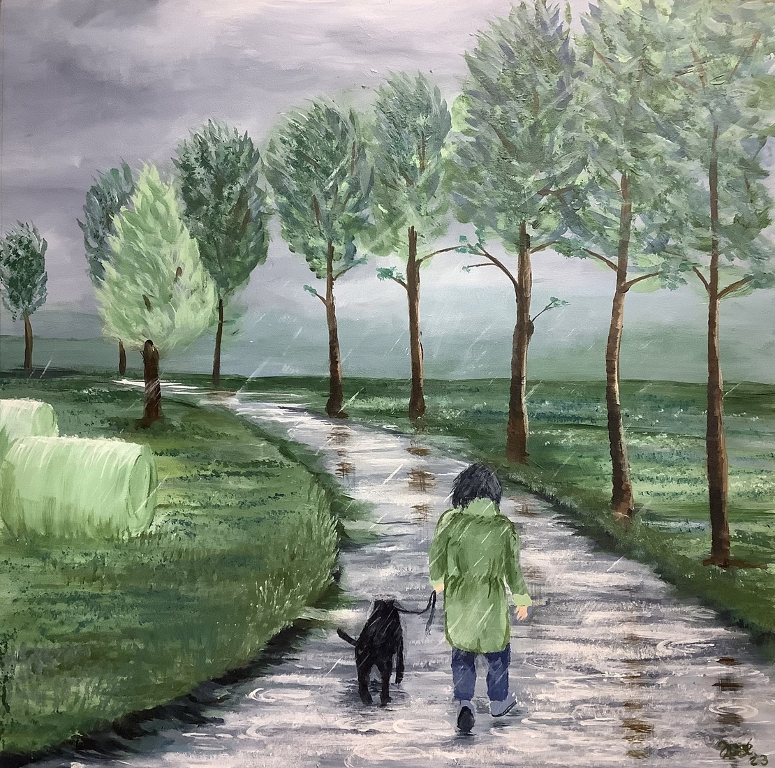 I’ll do my crying in the rain