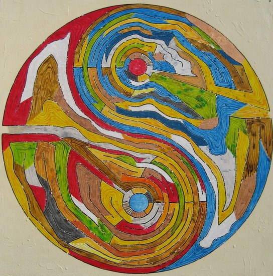 Yin-Yang labyrinten
