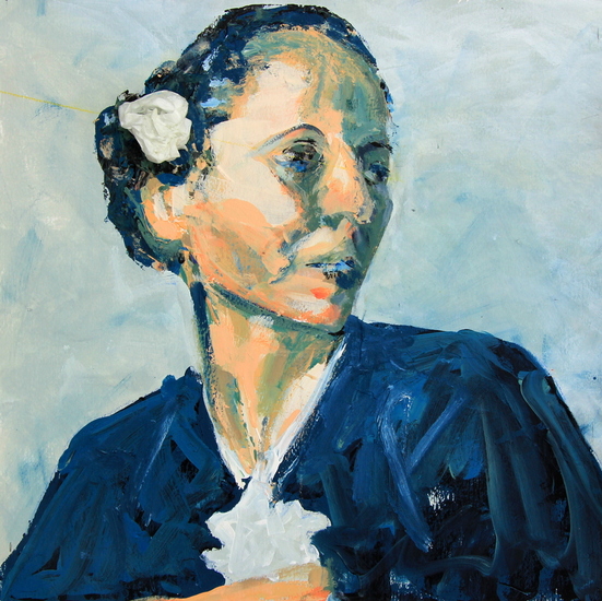 Elenore met blauw jasje 1