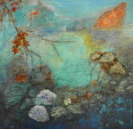 Mijn uitgangspunten zijn kleur, materiaal en 'niet weten'. En dan is er de nieuwsgierigheid naar wat er zich aandient en gezien wil worden.