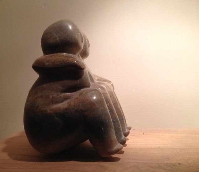 menspaar in speksteen