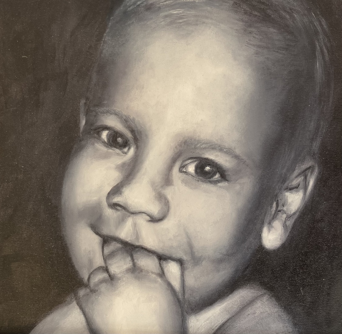 Portret in zwart-wit