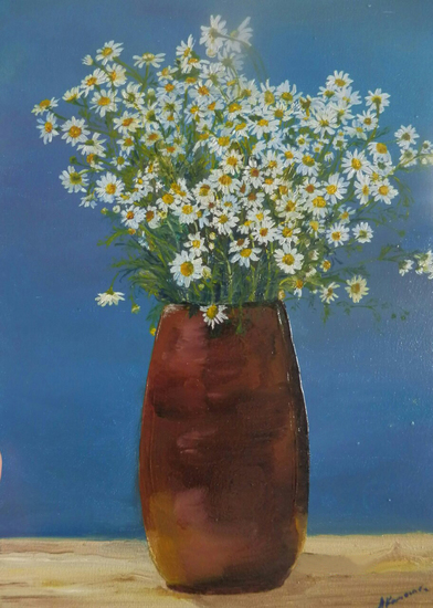 Een boeket van madeliefjes