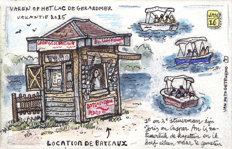 Varen op het Lac de Gerardmer