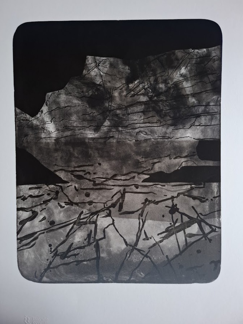 black print  I