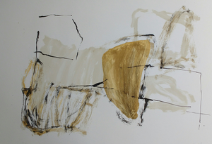 Meerkleurenlitho's gedrukt op contrapers