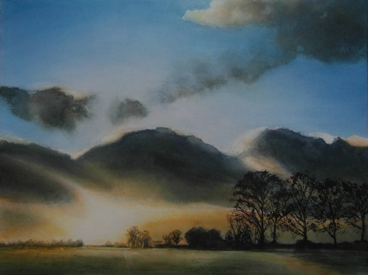 Achterhoek zonsondergang