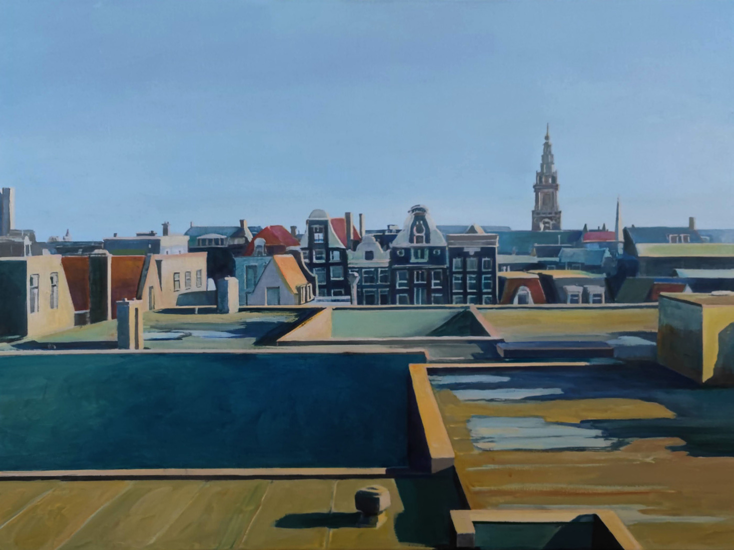 Daklandschap met Zuiderkerk