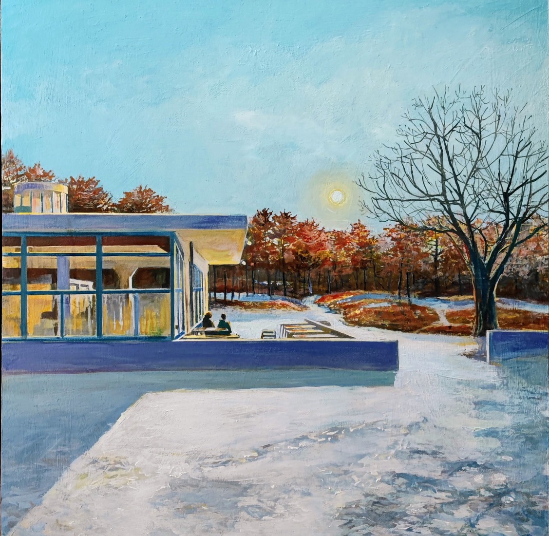 Sneeuw bij Zonnestraal