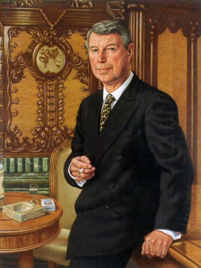 Portret van een bankdirecteur