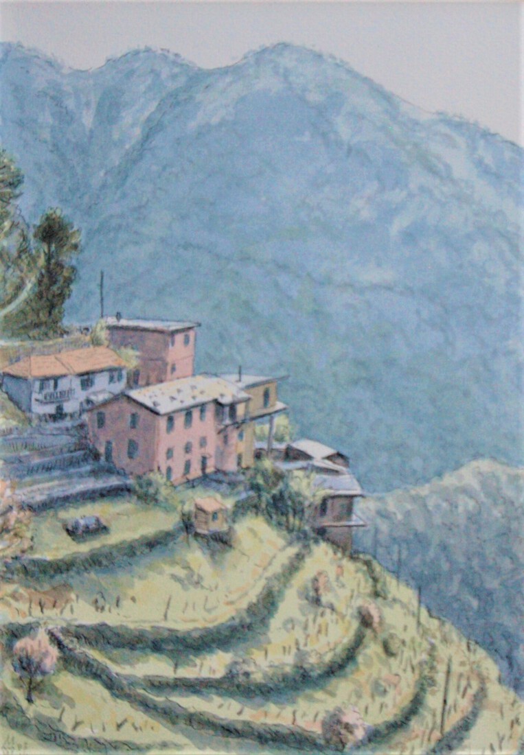 Dorp in de Apennijnen