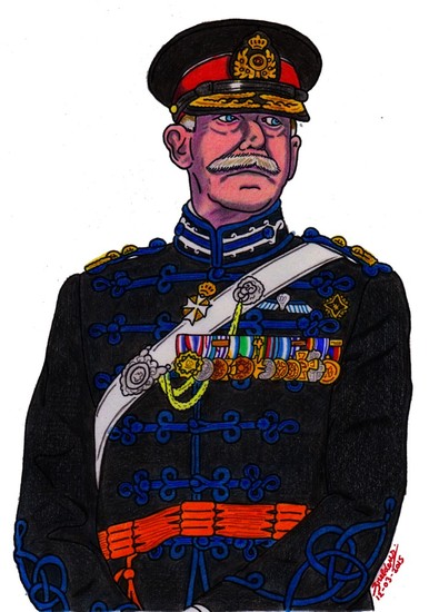 Generaal-majoor Jhr. Harm de Jonge (Cavalerie)