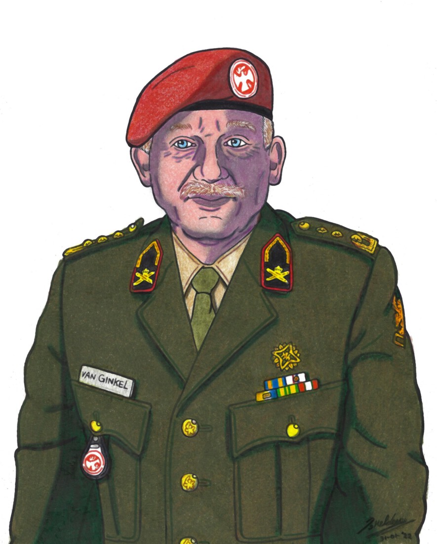 Luitenant-generaal Joop van Ginkel (Artillerie) 
