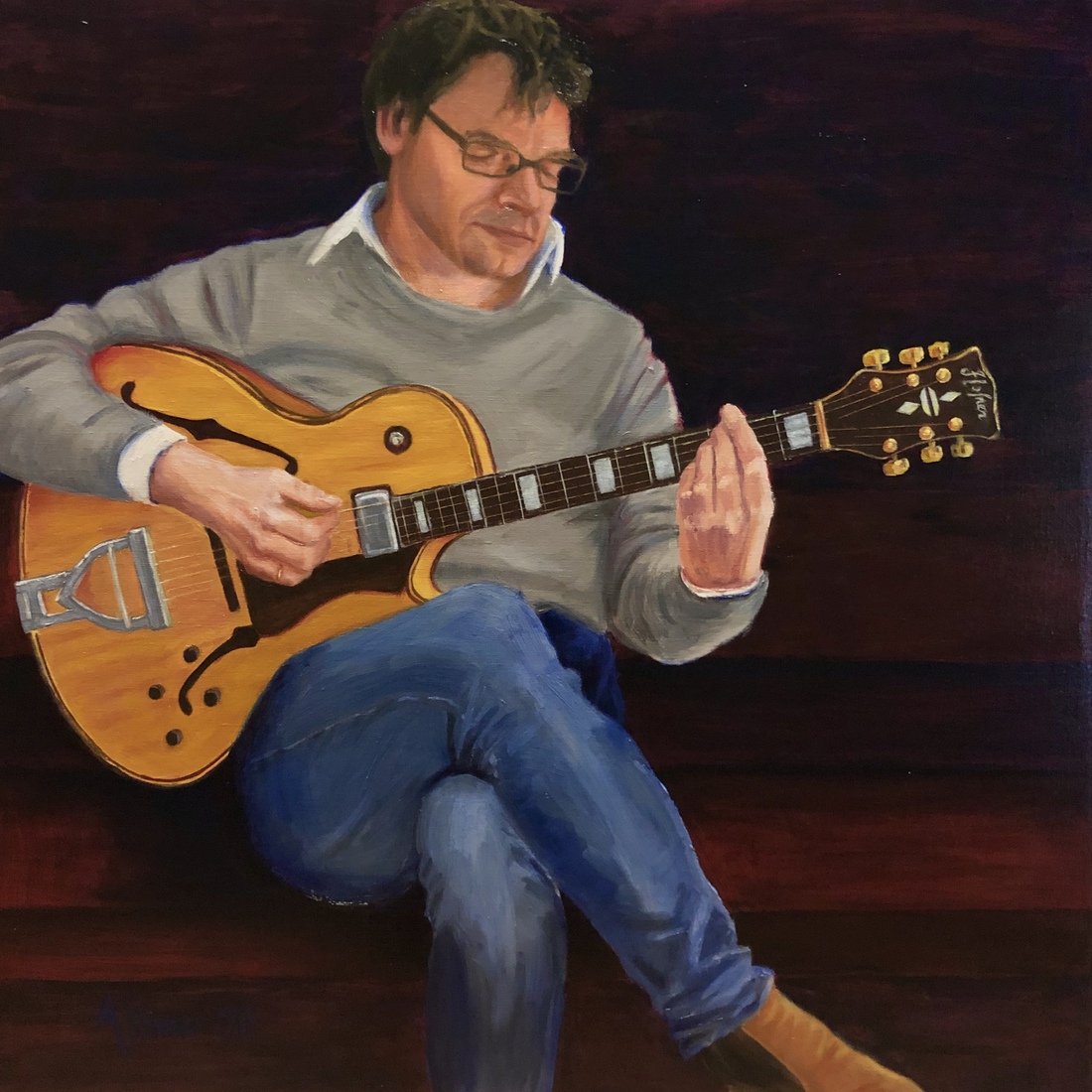 Celportret no. 16: Guitarman / Duif