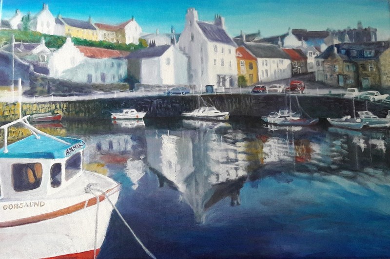 Schots dorp aan het water