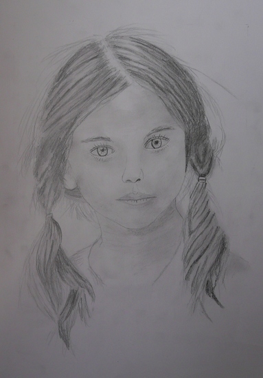 Meisje met twee staarten