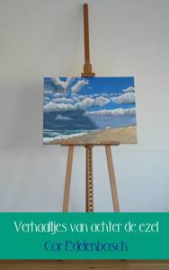 Tijdens het schilderen komt het vaak voor dat de gedachten met me aan de loop gaan. Dit kan alle kanten opgaan, soms is het een kleur, een bepaalde vorm of iets wat ik heb gelezen of gehoord. Al deze flarden smeed ik dan tot korte verhaaltjes.