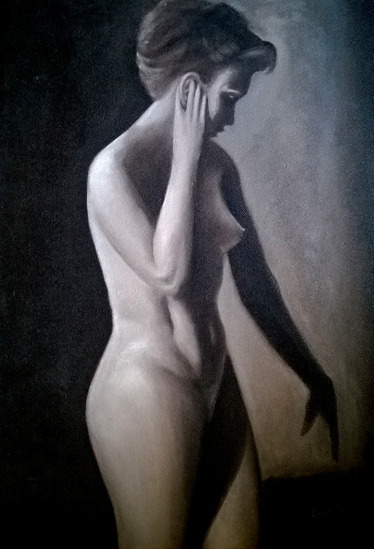 Ongekleed zwart wit 2