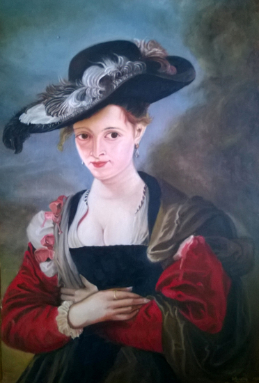 Het strohoedje (copy Rubens)