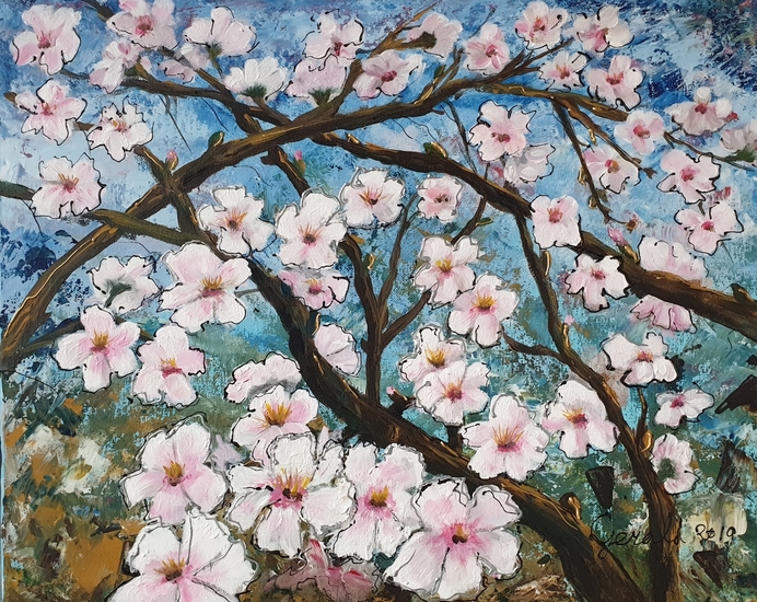 Amandelbloesem aan de Costa Blanca