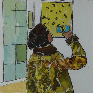 Kleine werken in mixed media op papier