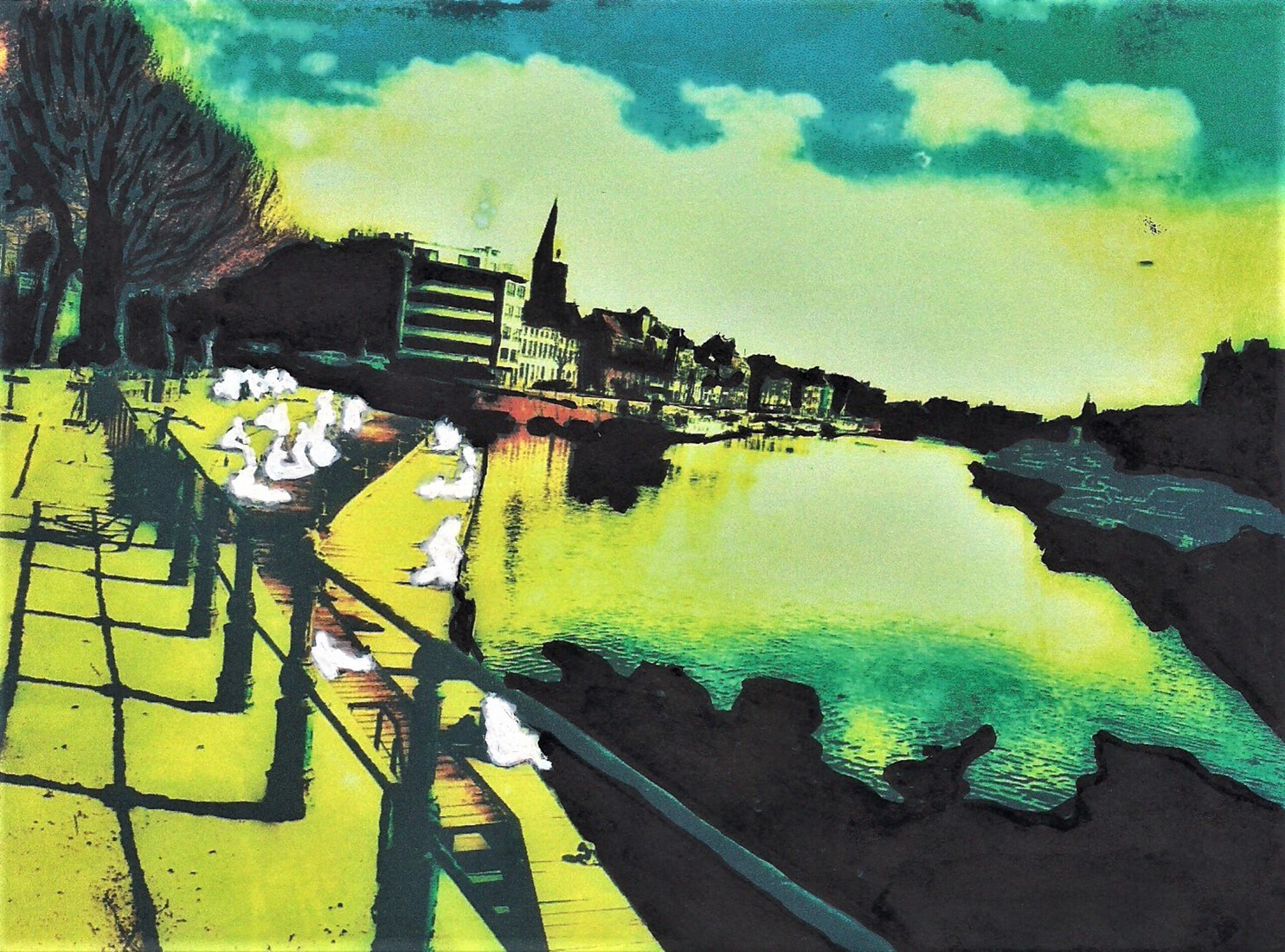 On the jetty - Ghent