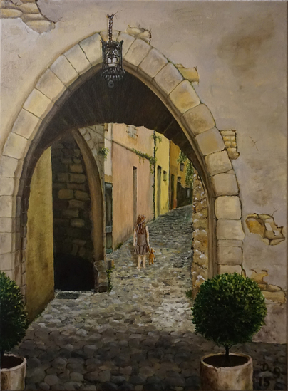 Little Girl With Best Friend I