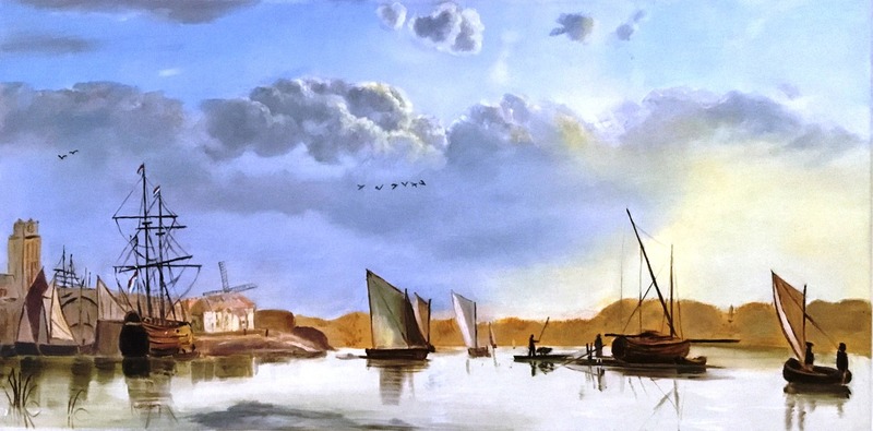 Dordrecht vanuit het Noorden