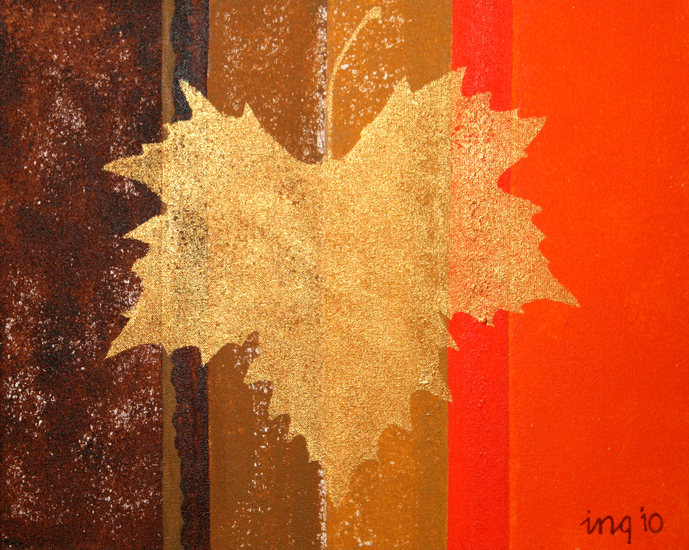 Gouden herfstbladeren