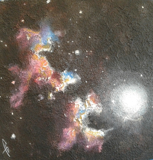 Super ster met nevels