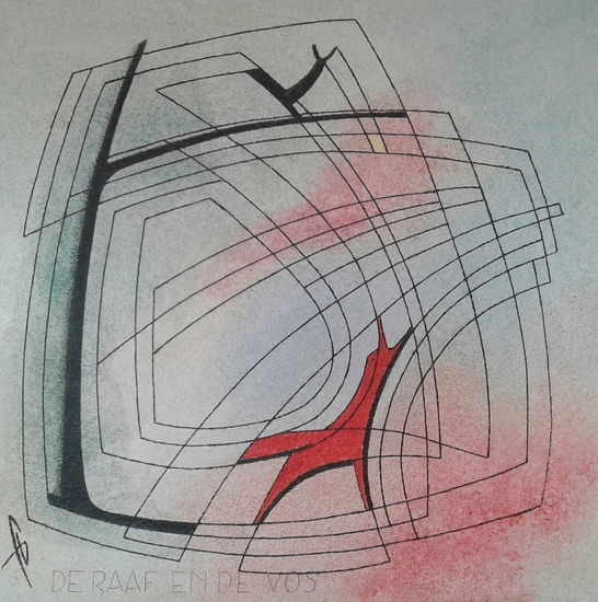 Fabel van de raaf en de vos