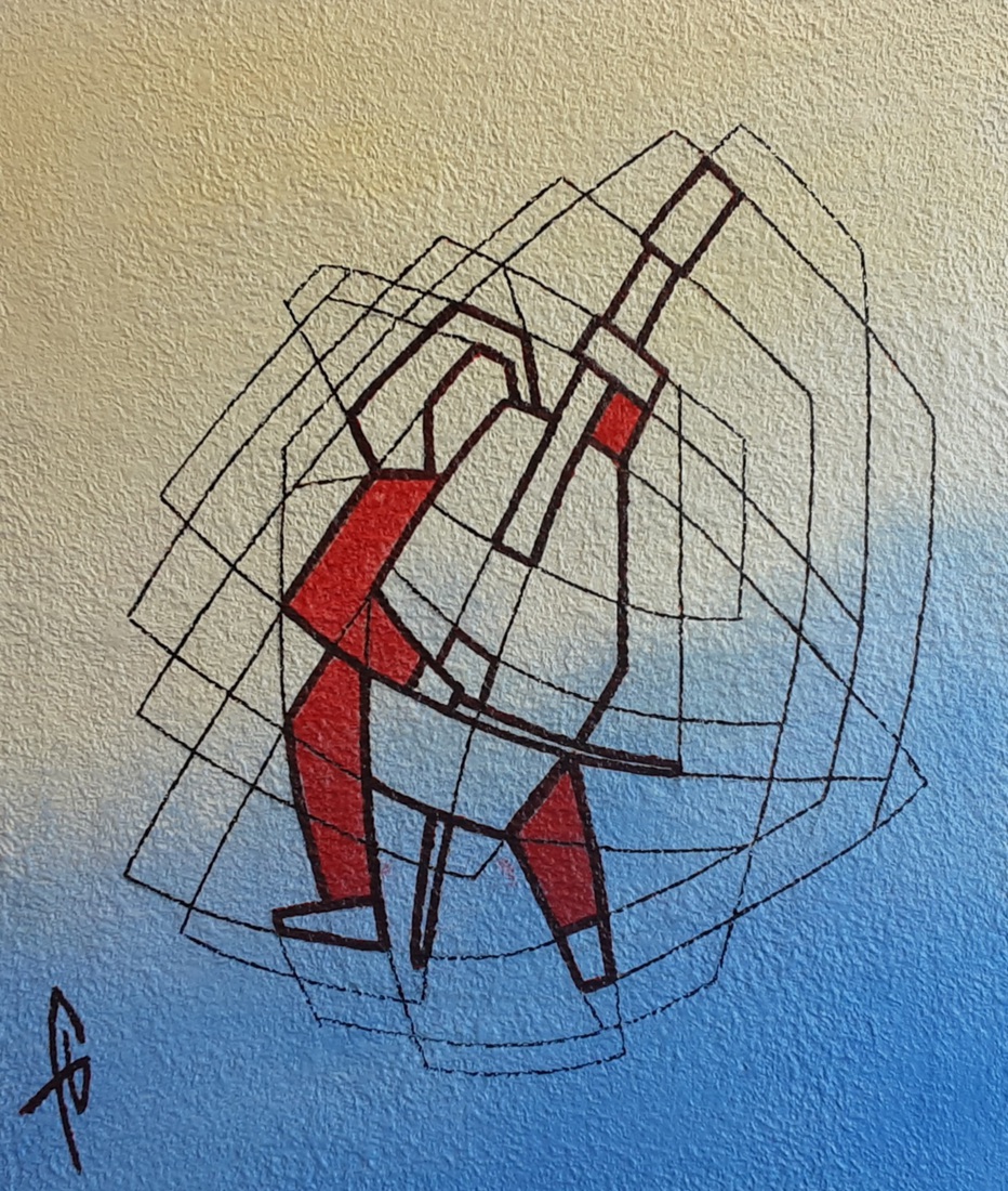 Cellist uit de serie muzikanten