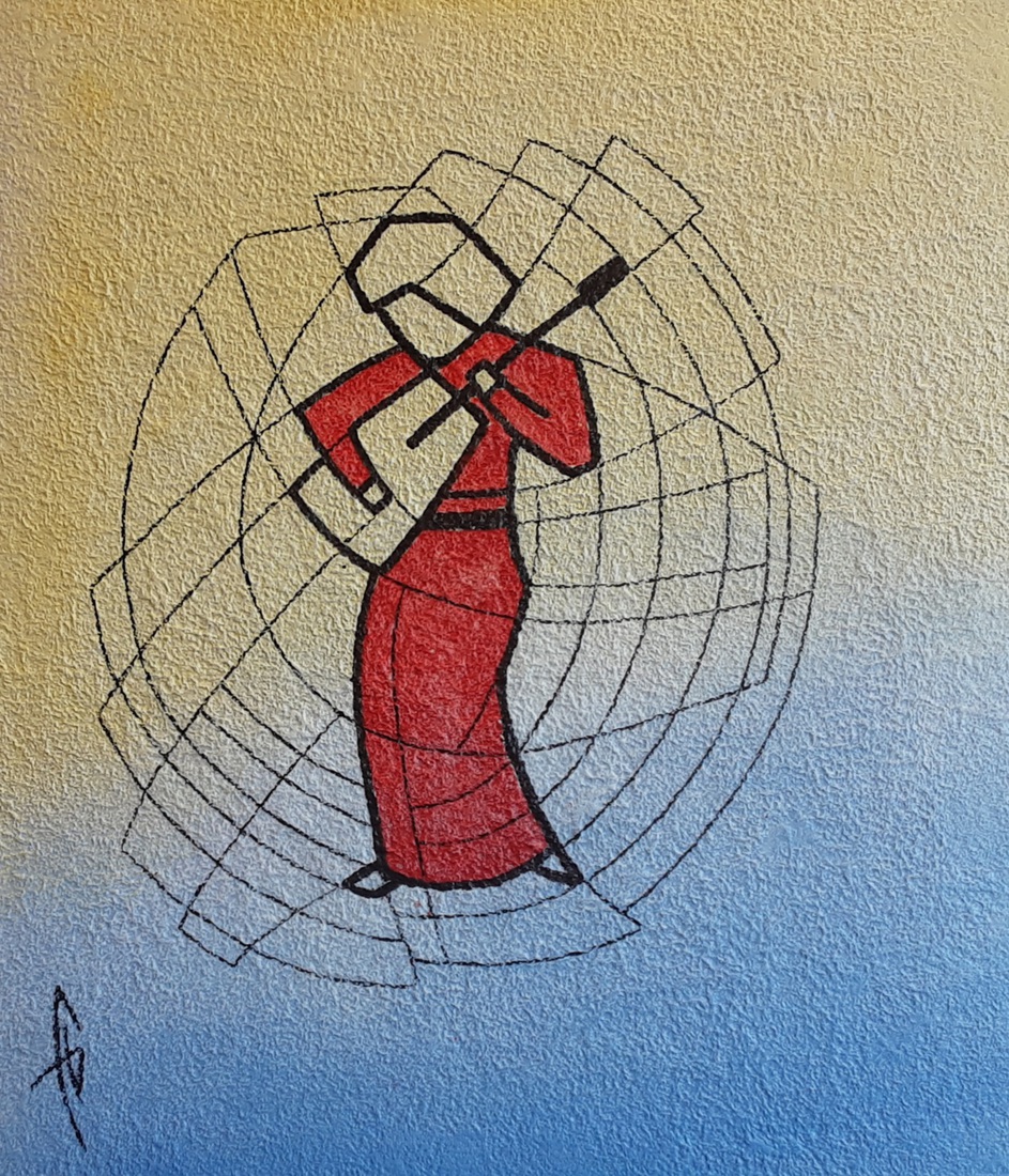 Gitariste Uit de serie muzikanten