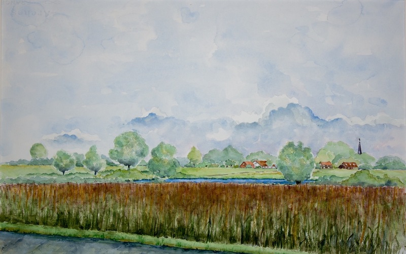 Zicht op Engelen dorp