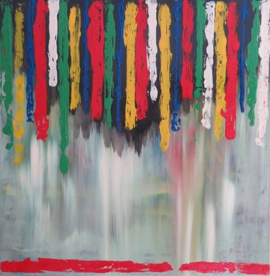 De abstactie van kleuren