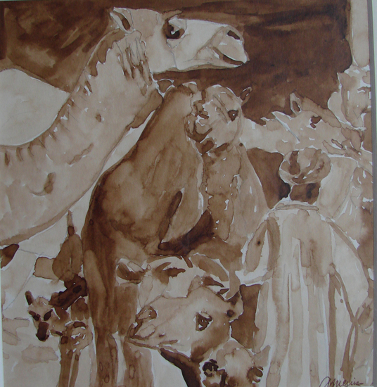 Kamelen bij de bedoeïenen