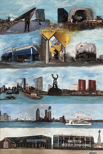 Collages fotografie en schilderen